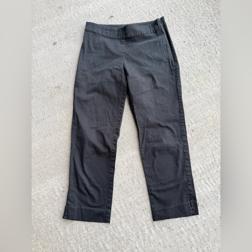 part two black capri pants